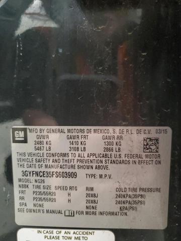 2015 CADILLAC SRX PERFOR - 3GYFNCE35FS603909