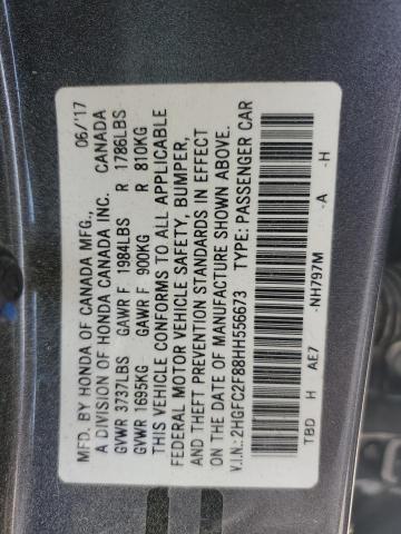 2017 HONDA CIVIC EX - 2HGFC2F88HH556673