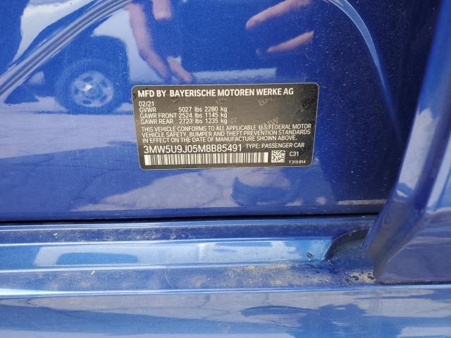 2021 BMW M340XI - 3MW5U9J05M8B85491