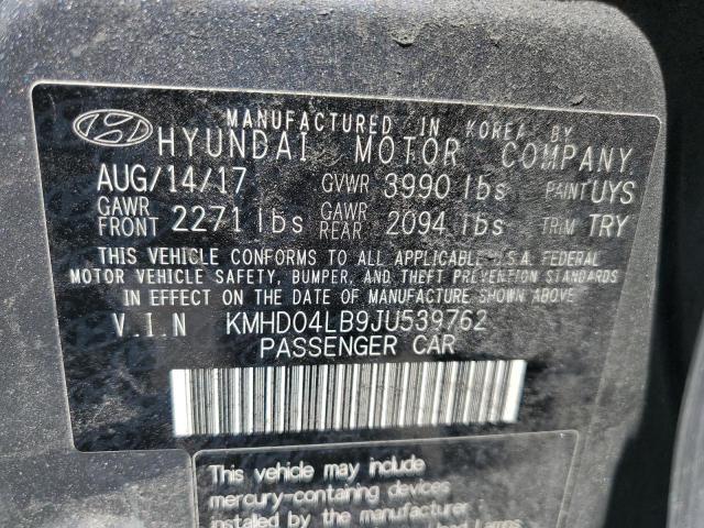 2018 HYUNDAI ELANTRA SP KMHD04LB9JU539762