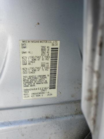 2020 NISSAN TITAN XD S - 1N6AA1FA3LN511567