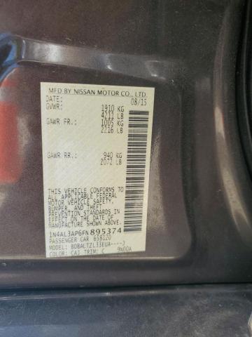 2015 NISSAN ALTIMA 2.5 - 1N4AL3AP6FN895374