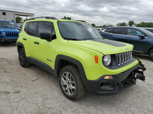 Vin: zaccjbab3jpj32474, lot: 55346175, jeep renegade sport 20184