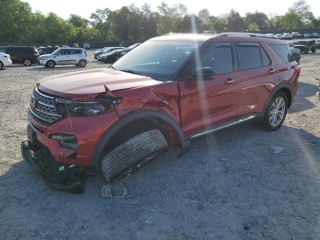 FORD EXPLORER L 2020 red  gas 1FMSK7FH1LGA11198 photo #1