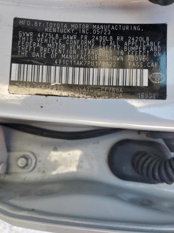 2023 TOYOTA CAMRY LE 4T1C11AK7PU172122