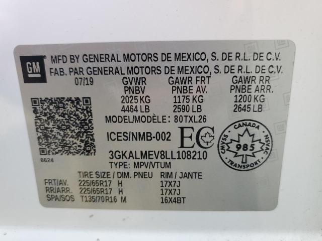 2020 GMC TERRAIN SL - 3GKALMEV8LL108210
