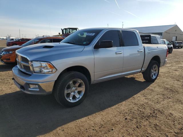 DODGE RAM 1500 2011 silver crew pic gas 1D7RV1CT7BS535926 photo #1
