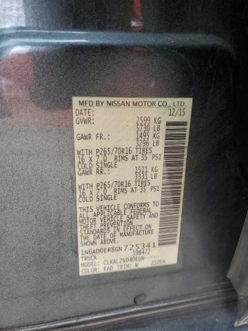2016 NISSAN FRONTIER S - 1N6AD0ER8GN725341