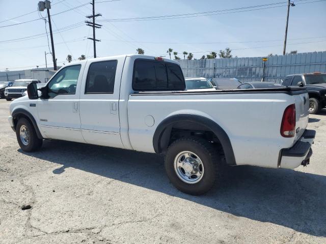 FORD F250 SUPER 2003 white crew pic diesel 1FTNW20P23EC00561 photo #3