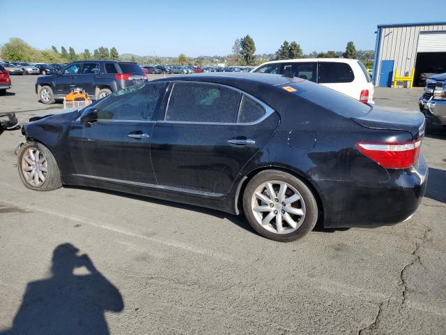 LEXUS LS 460L 2008 black  gas JTHGL46F985027252 photo #3