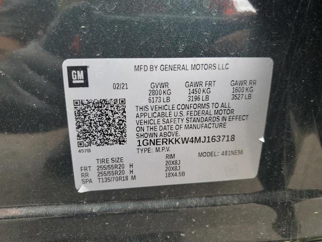 2021 CHEVROLET TRAVERSE P - 1GNERKKW4MJ163718