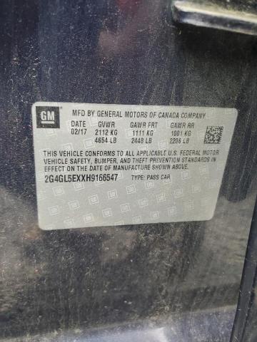 2017 BUICK REGAL SPOR - 2G4GL5EXXH9166547