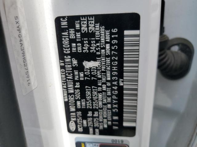 2017 KIA SORENTO LX - 5XYPG4A39HG275916