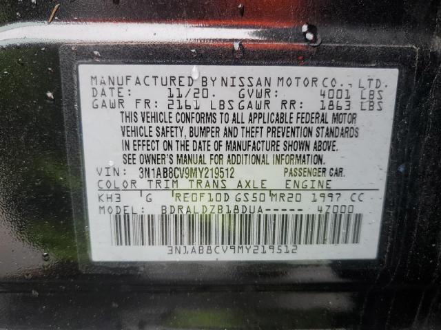 2021 NISSAN SENTRA SV - 3N1AB8CV9MY219512