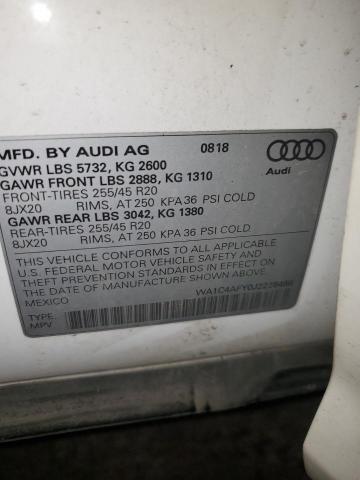 2018 AUDI SQ5 PRESTI WA1C4AFY0J2228486