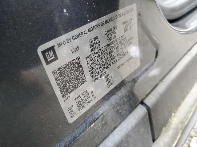 2019 CHEVROLET EQUINOX PR - 3GNAXNEVXKL263918