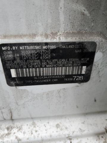 2015 MITSUBISHI MIRAGE DE ML32A3HJ0FH048230