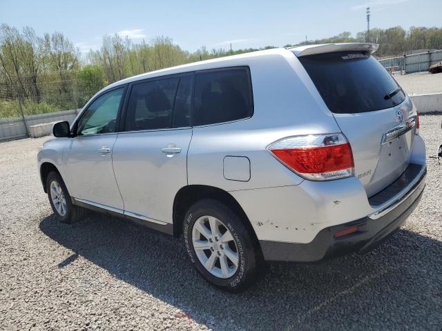Vin: 5tdza3eh1ds039767, lot: 53077705, toyota highlander base 20132