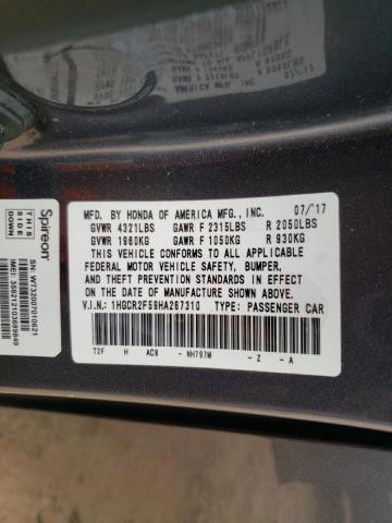 2017 HONDA ACCORD SPO - 1HGCR2F59HA267310