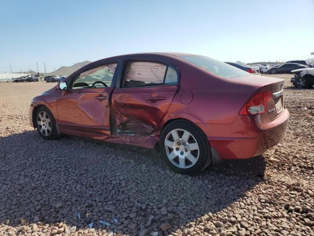 HONDA CIVIC 2011 red  gas 2HGFA1F59BH542830 photo #3