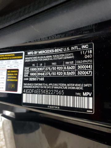 2019 MERCEDES-BENZ GLS 450 4M - 4JGDF6EE5KB227565