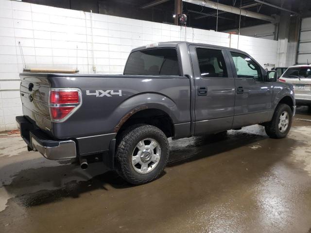 FORD F150 SUPER 2013 gray crew pic flexible fuel 1FTFW1EFXDKE17762 photo #4