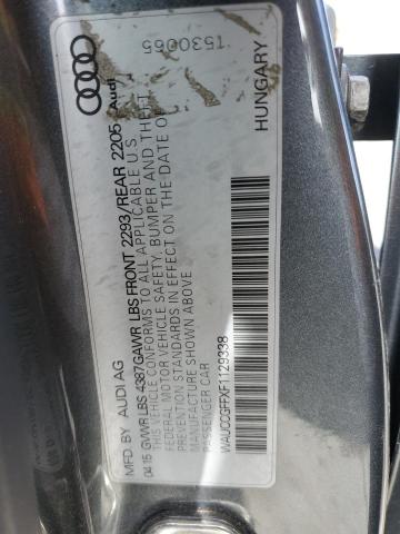 2015 AUDI A3 PREMIUM - WAUCCGFFXF1129338