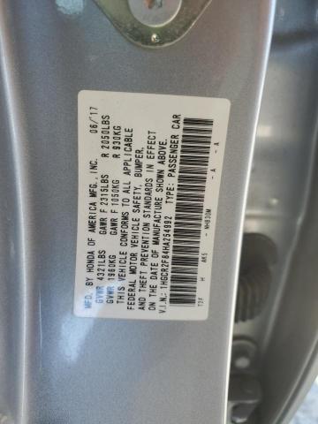 2017 HONDA ACCORD EXL - 1HGCR2F84HA254992