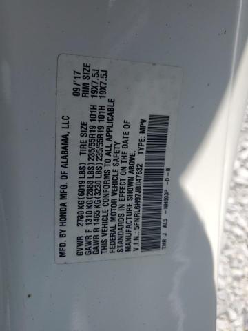 2018 HONDA ODYSSEY EL 5FNRL6H97JB047632