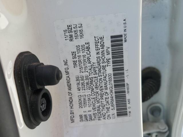 2016 HONDA CR-V LX - 5J6RM4H34GL016500