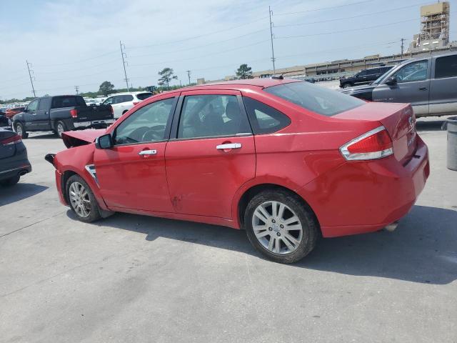 FORD FOCUS SE 2008 red sedan 4d gas 1FAHP35N18W244498 photo #3