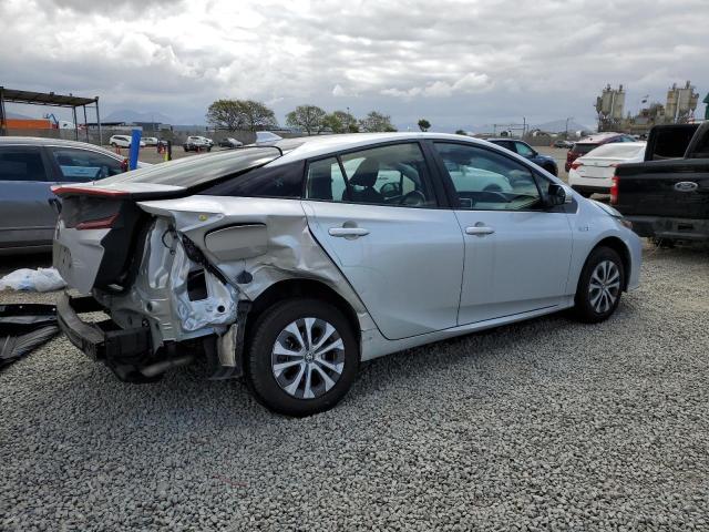 TOYOTA PRIUS PRIM 2021 silver  hybrid engine JTDKAMFP7M3185251 photo #4