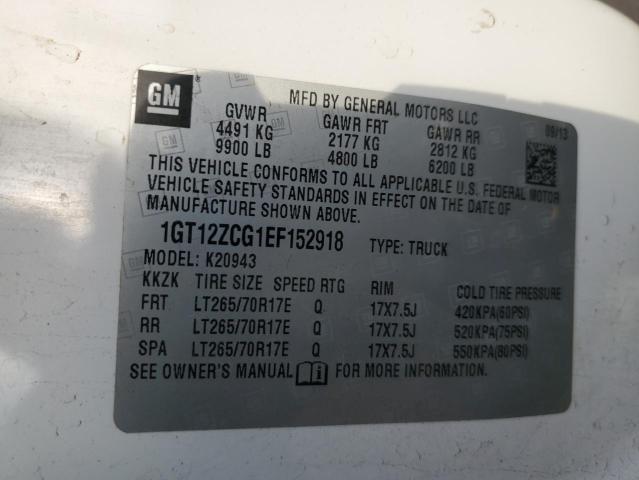 2014 GMC SIERRA K25 - 1GT12ZCG1EF152918