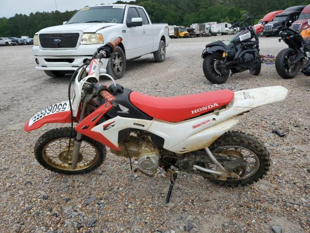 HONDA CRF110 F 2017 white  gas LALJE021XH3403945 photo #4