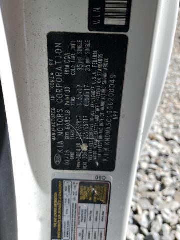 2016 KIA SEDONA L - KNDMA5C16G6208049