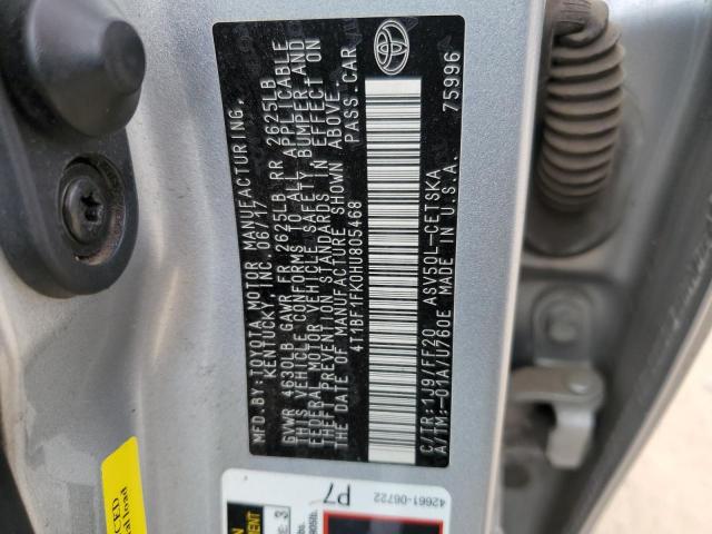 2017 TOYOTA CAMRY LE - 4T1BF1FK0HU805468