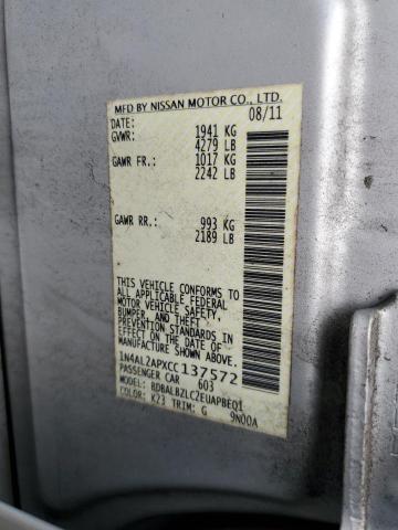 2012 NISSAN ALTIMA BAS - 1N4AL2APXCC137572