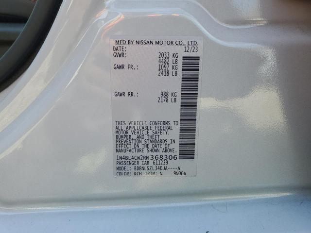 2024 NISSAN ALTIMA SR - 1N4BL4CW2RN368306