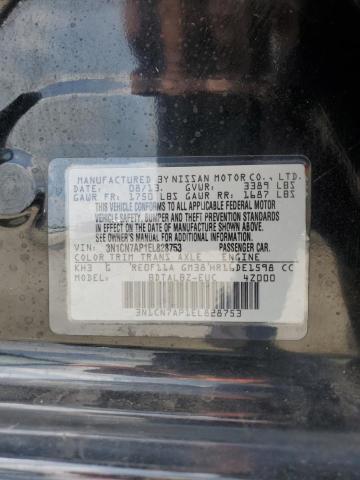 2014 NISSAN VERSA S - 3N1CN7AP1EL828753