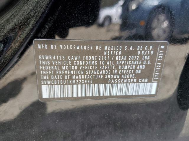 2019 VOLKSWAGEN JETTA S - 3VWCB7BU1KM223936