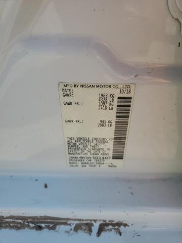 2019 NISSAN ALTIMA S - 1N4BL4BV5KN301407
