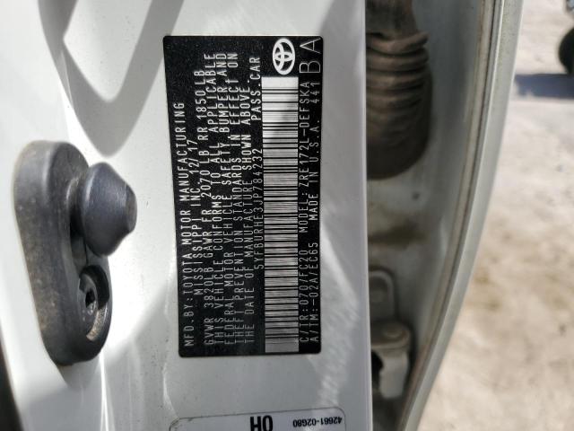 2018 TOYOTA COROLLA L - 5YFBURHE3JP784232