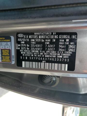 2017 KIA SORENTO LX - 5XYPG4A37HG233793