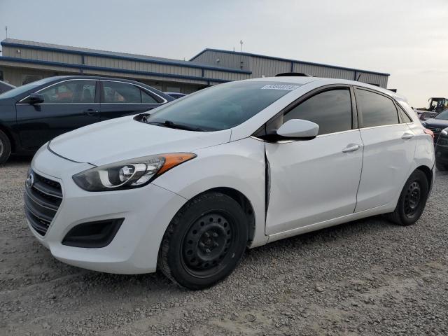 HYUNDAI ELANTRA GT 2017 white hatchbac gas KMHD35LH0HU350221 photo #1