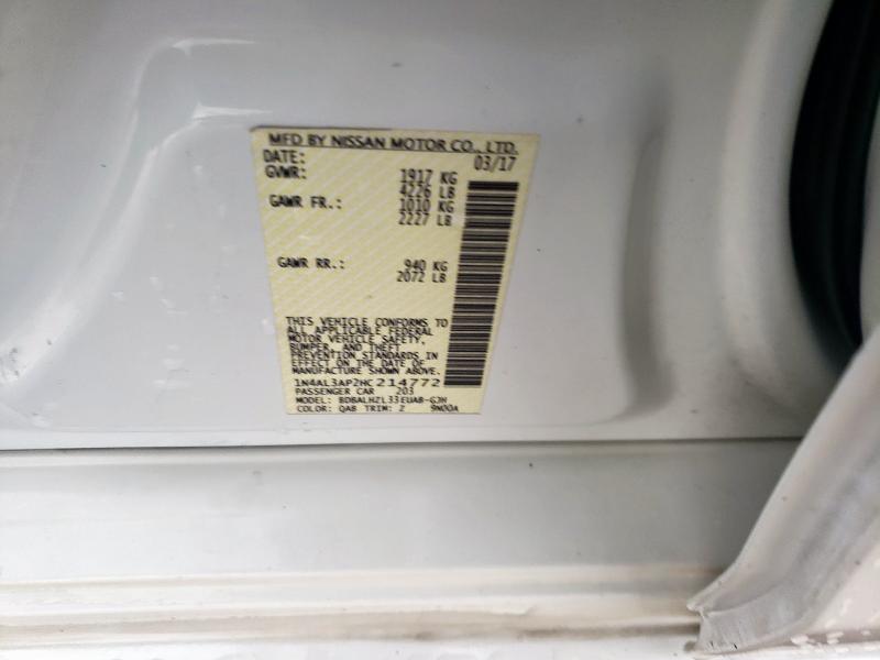 2017 NISSAN ALTIMA 2.5 - 1N4AL3AP2HC214772
