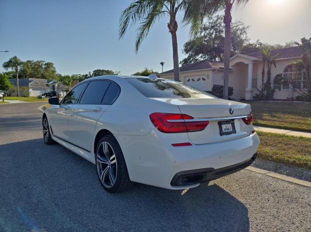 BMW 740 I 2017 white  gas WBA7E2C54HG740427 photo #4