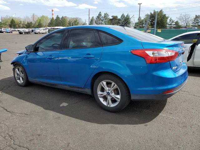 FORD FOCUS SE 2014 blue sedan 4d gas 1FADP3F24EL398073 photo #3