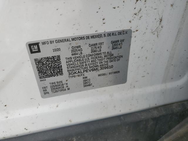 2021 GMC TERRAIN SL - 3GKALPEV6ML309610