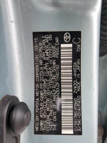 2015 TOYOTA PRIUS - JTDKN3DU2F1940182