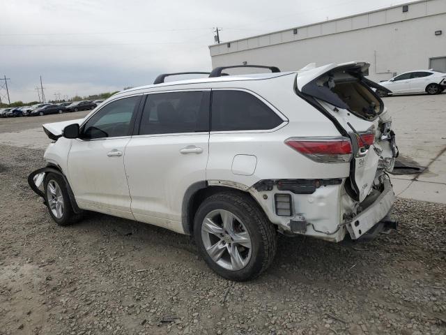 Vin: 5tddkrfh5fs092497, lot: 53937205, toyota highlander limited 20152